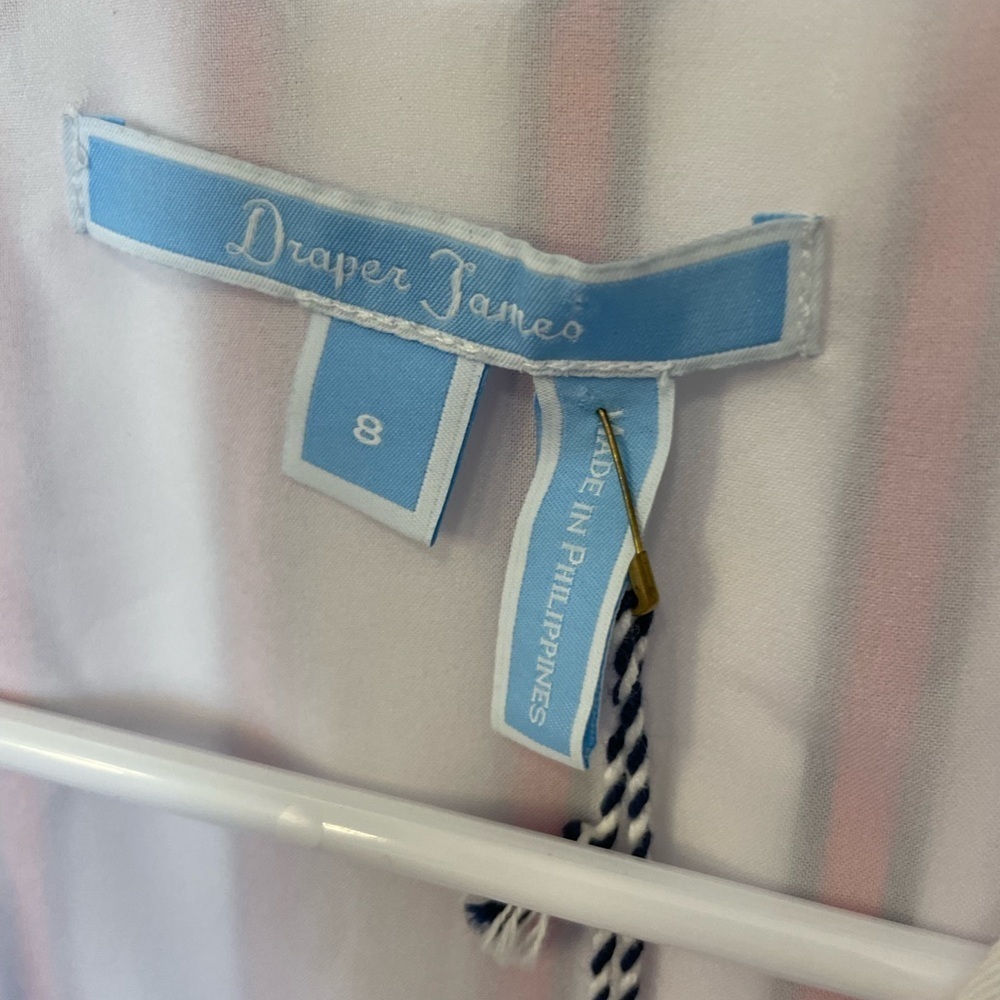 Draper James Stripe Faux Wrap Tank Midi Dress - Picture 4 of 7